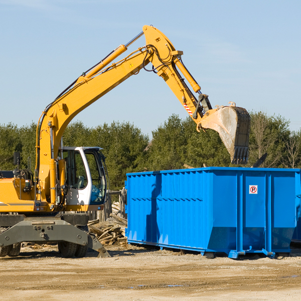 what size residential dumpster rentals are available in Duckwater NV